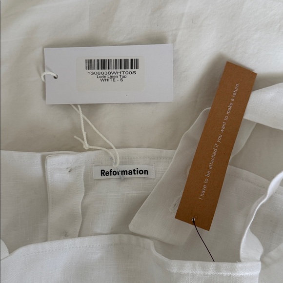 Reformation Lorin Linen Top - Picture 4 of 4